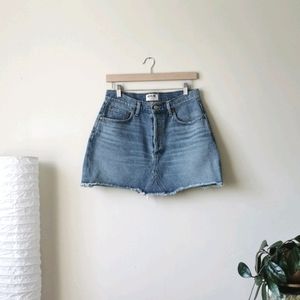 Agolde Quinn Denim Skirt